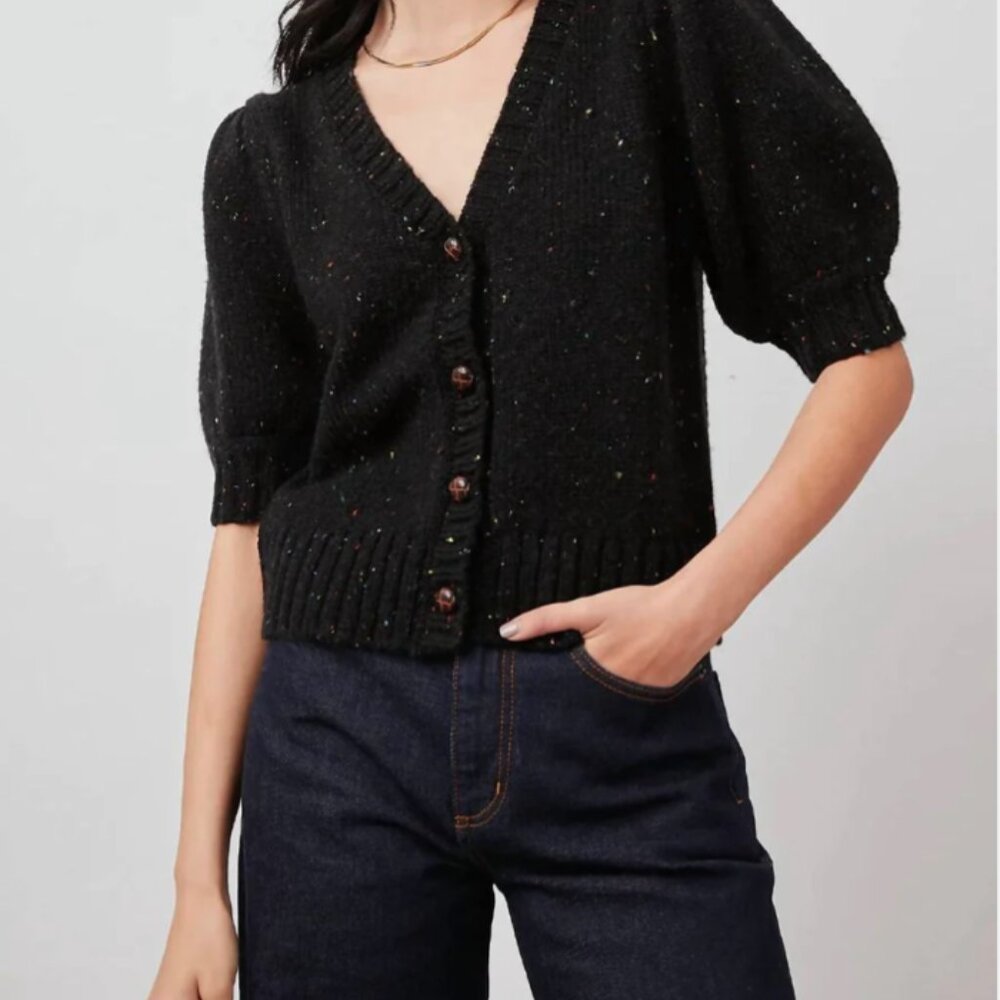 Rails Isla Cardigan In Black Confetti
